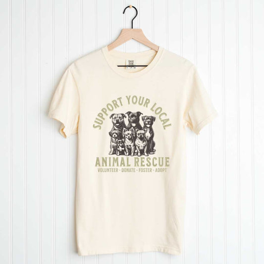 Support Your Local Animal Rescue Tee