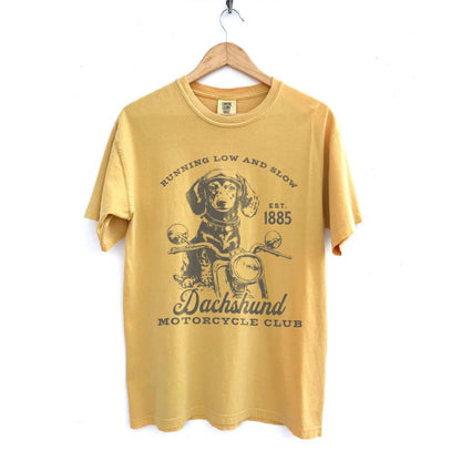 Dachshund Moto Club Tee