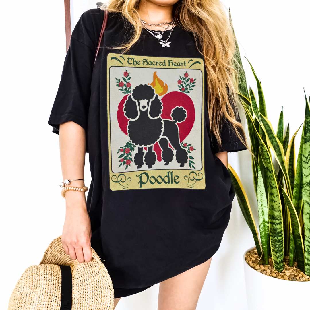 Poodle Sacred Heart Tee